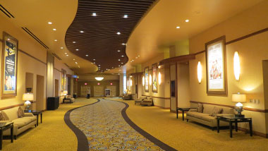 event center hallway