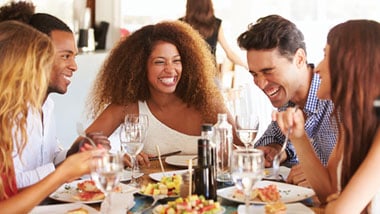 friends at brunch